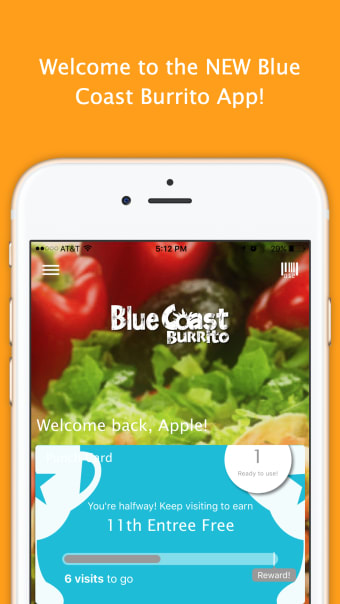 Blue Coast Burrito App