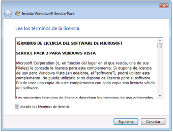 Service Pack 2 para Windows Vista