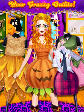 Halloween DressUp  MakeUp Salon: Halloween Games