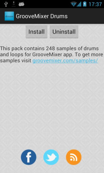 GrooveMixer Drum Samples