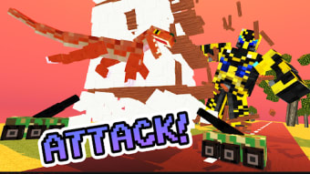 Blocky Titan Raptor Assault