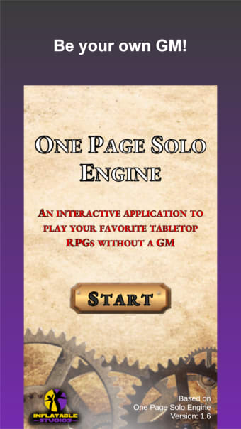 One Page Solo Engine