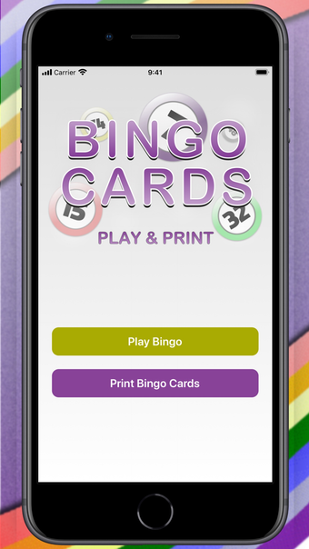 Bingo Cards Tickets  Caller