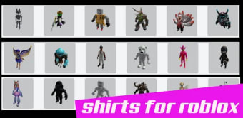 shirts skins for roblox