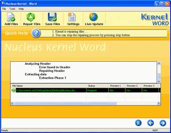 Nucleus Kernel Word Document Repair Software