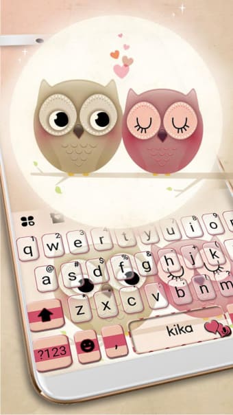 Valentine Owls Keyboard Theme