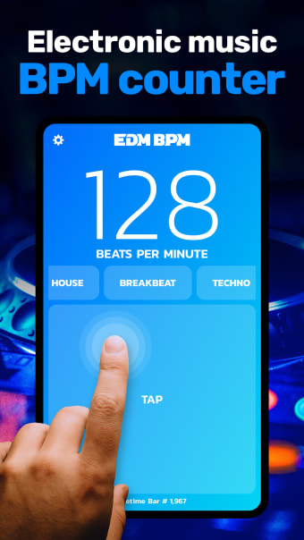 BPM Counter App  ϟ  EDM BPM