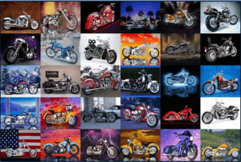 Chopper motorcycles screensaver