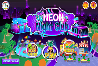 My Pretend Neon Night Club  Kids Dance Games FREE