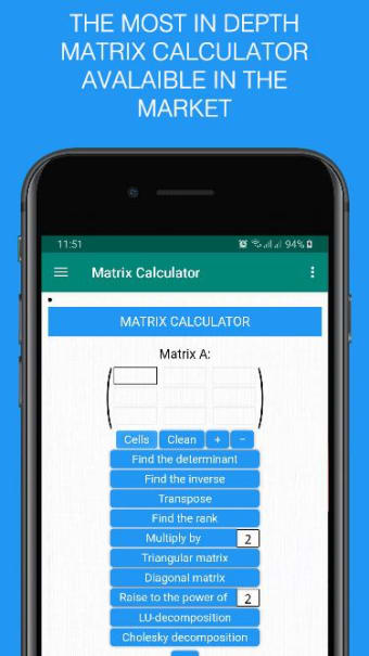 Matrix Calculator  Step by Step solution