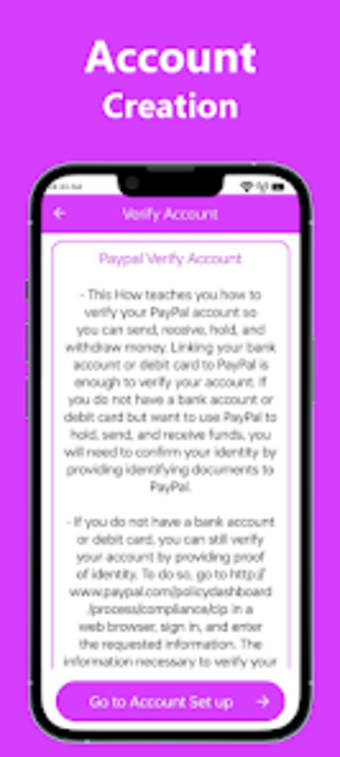 PayPal account creation guide