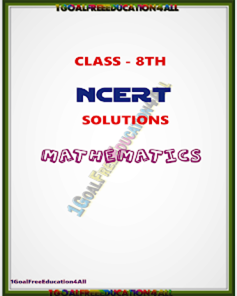 8th class maths solution ncert