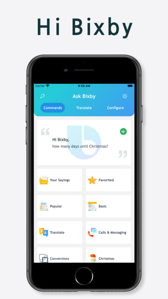 App for Bixby for Family Hub
