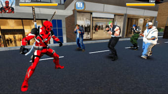 Superhero Ninja Battle: Streets Fighting Robot