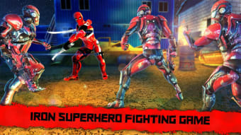 Superhero Ninja Battle: Streets Fighting Robot