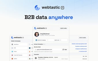 Webtastic AI: B2B data anywhere