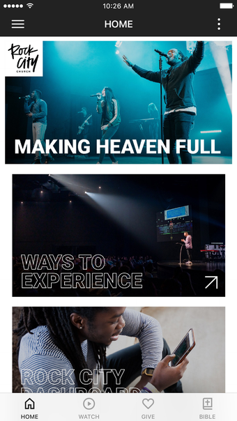 Rock City Church App