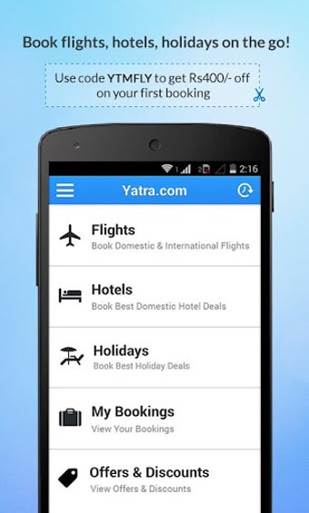 Yatra, Flights Hotels Holidays