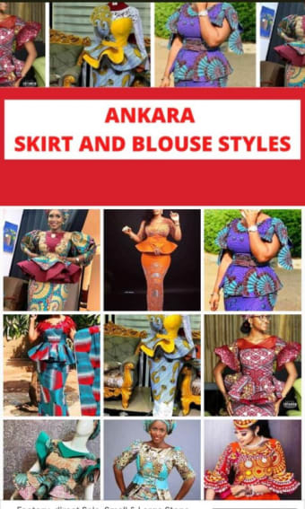 Ankara Skirt  Blouse Styles