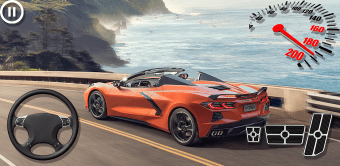 Corvette C8 Car Simulator: Real Sports Car Games