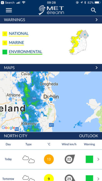 Met Éireann Weather Ireland