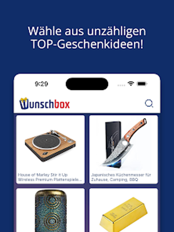 Wunschbox: Die Wunsch-App