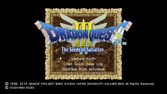 Dragon Quest III: The Seeds of Salvation