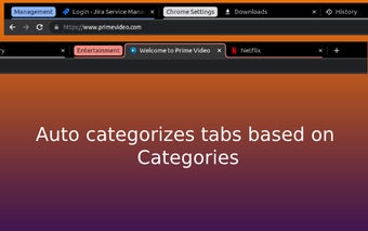 Auto-categorize tab to groups