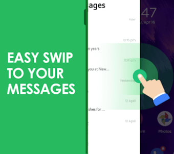 Quick SMS Launcher: Emoji Customize Chat