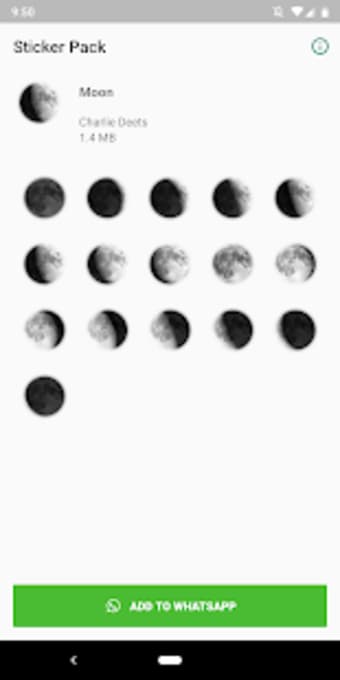 MOON Stickers for WhatsApp