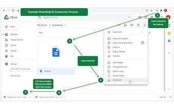 Auto-Convert CSV to XLSX