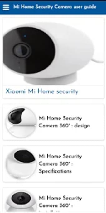 Mi Home Security Camera guide