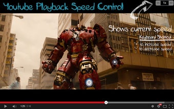 Just Youtube Playback Speed Control