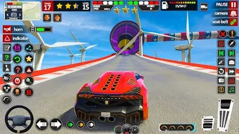 Mega Ramp Stunt Car Game 3D