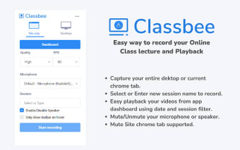 Classbee - Online Class Recorder & Playback