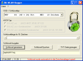 RK-WLAN-Keygen