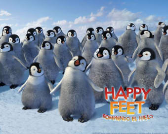 Fondo de pantalla de Happy feet: Rompiendo el hielo