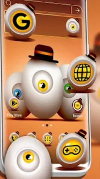 Egg Eye Launcher Theme