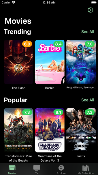 The Movie App Movies TV Show