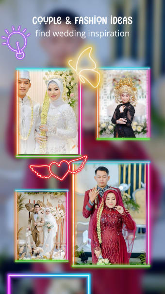 Hijab Couple Wedding Dress
