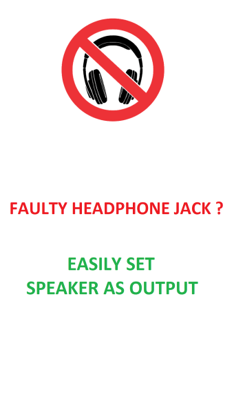 Disable Headphone Fix Earphone