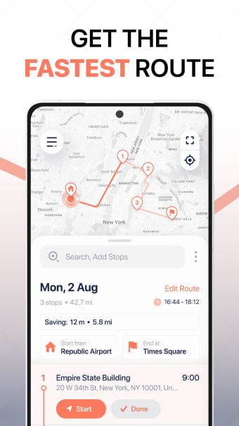 Routease: GPS Route Planner For Multiple Stops