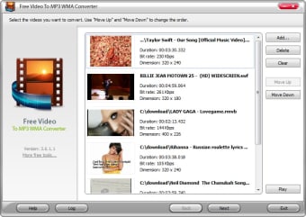 Free Video to MP3 WMA Converter