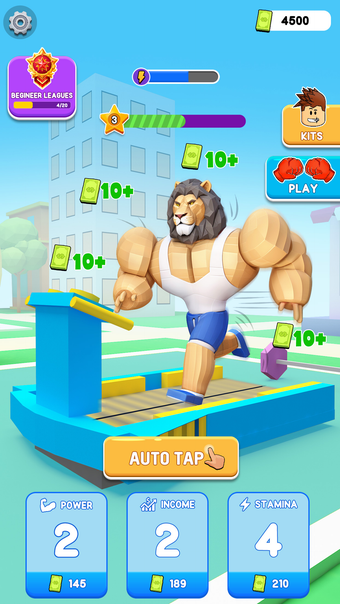 Idle Gym Tap Hero: Slap  Run