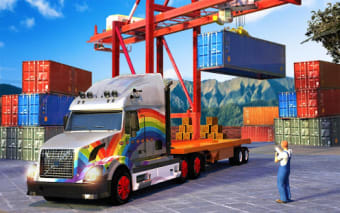 Euro truck driver cargo transport drive simulator