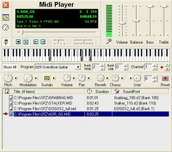 Soundfont Midi Player