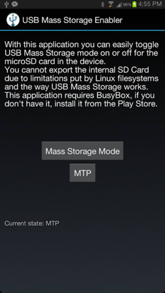 SG USB Mass Storage Enabler