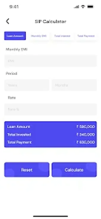 Fincal SIP Calculator