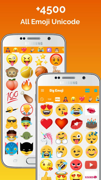 Big Emoji large emojis stickers for WhatsApp