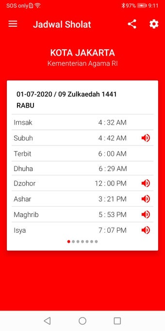 Jadwal Sholat Indonesia - Kibl